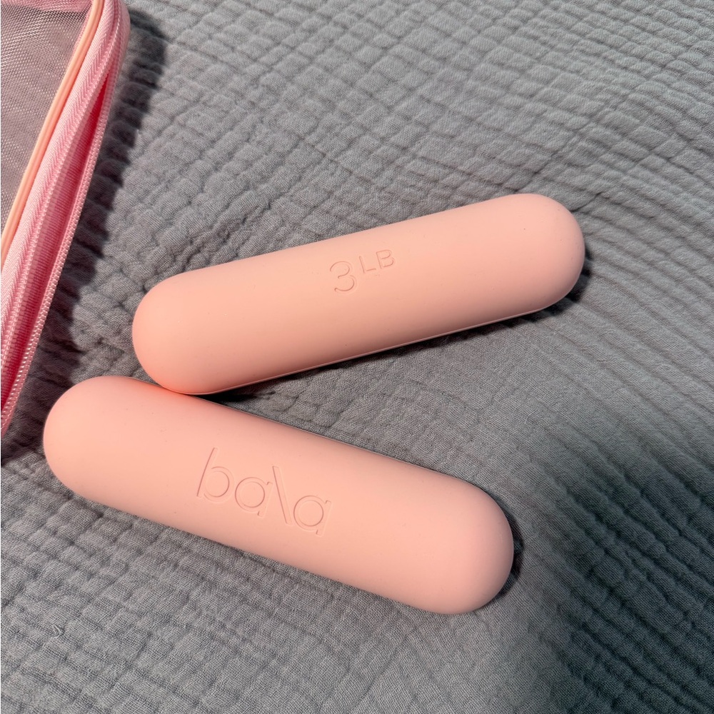 Bala Blush Toned Fitness Bars 3lbs